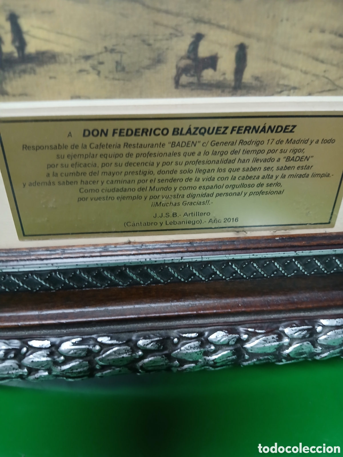 Coleccionismo: CUADRO CATEDRAL DE LEON. FIRMA QUE DESCONOCEMOS - Foto 4