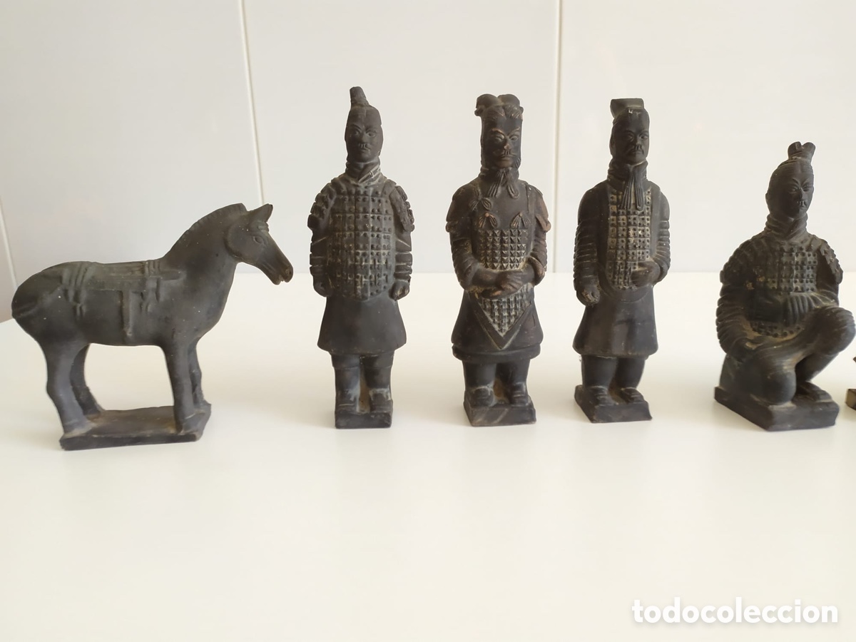 Coleccionismo: 7 figuras guerreros de Xian - Foto 4