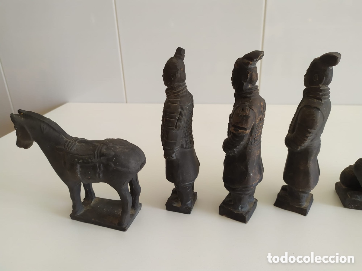 Coleccionismo: 7 figuras guerreros de Xian - Foto 5