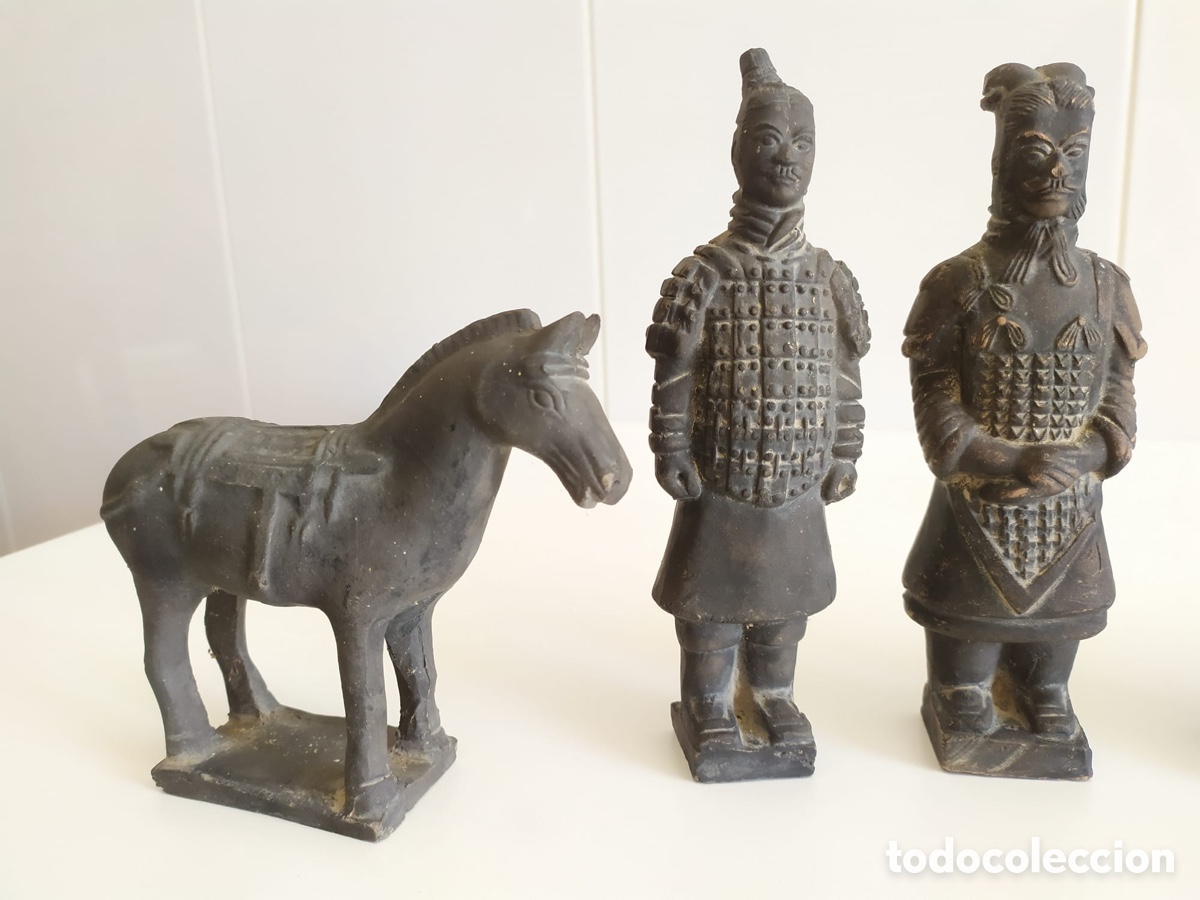 Coleccionismo: 7 figuras guerreros de Xian - Foto 1