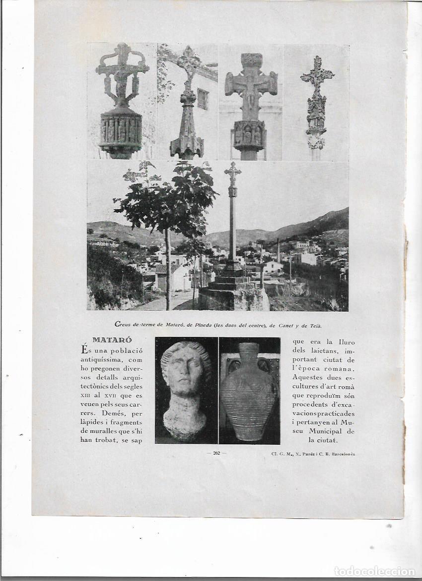 Sammelleidenschaft Papier: A&Ntilde;O 1932 RECORTE PRENSA MATARO CRUZ CRUCES TERMINO TERME PINEDA CANET TEIA