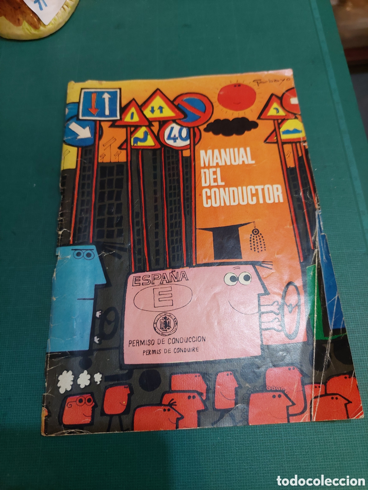 Colecionismo: L&aacute;mina manual del conductor dibujo garbayo