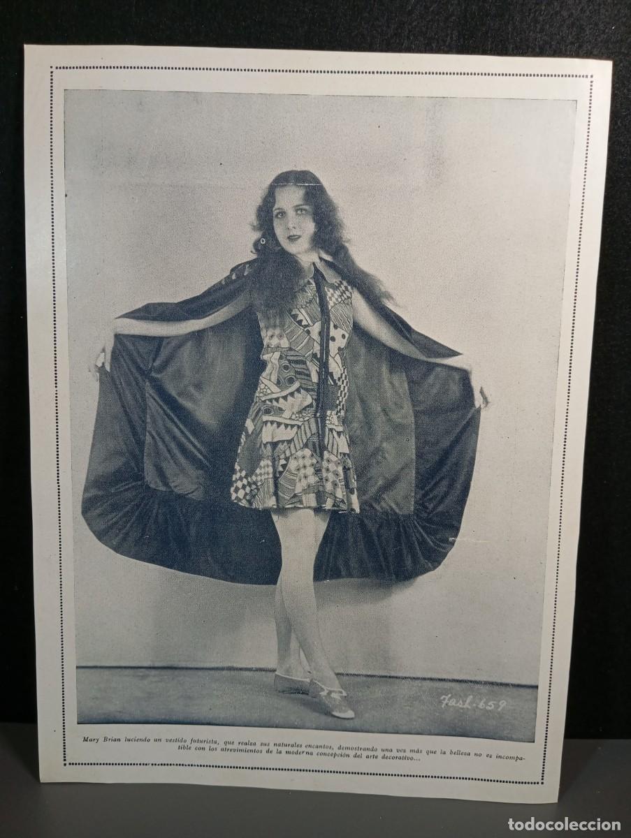 Coleccionismo: ⚜️ D&eacute;cada de 1920. Recorte de prensa. 29 x 21 cm