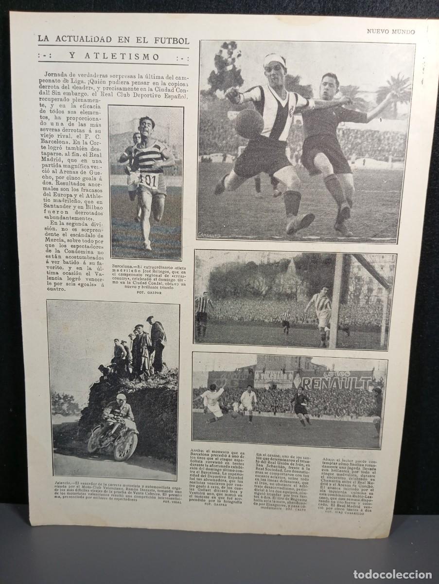 Coleccionismo: ⚜️ D&eacute;cada de 1920. Recorte de prensa. 29 x 21 cm