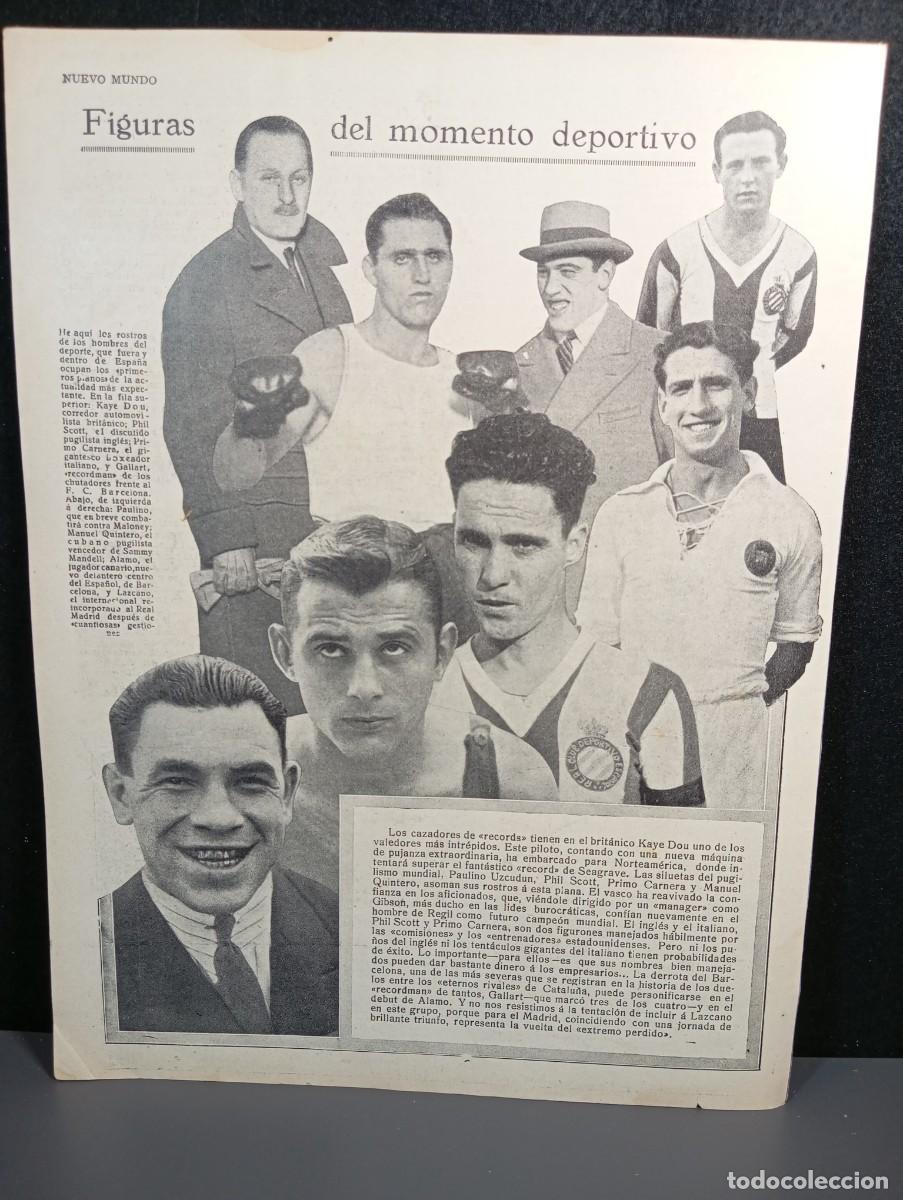 Coleccionismo: ⚜️ D&eacute;cada de 1920. Recorte de prensa. 29 x 21 cm