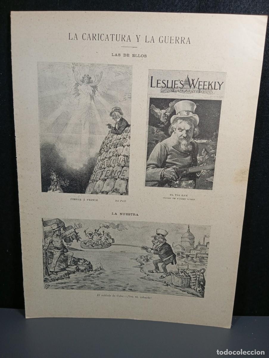 Coleccionismo: ⚜️ D&eacute;cada de 1890. Recorte de prensa. 29 x 21 cm