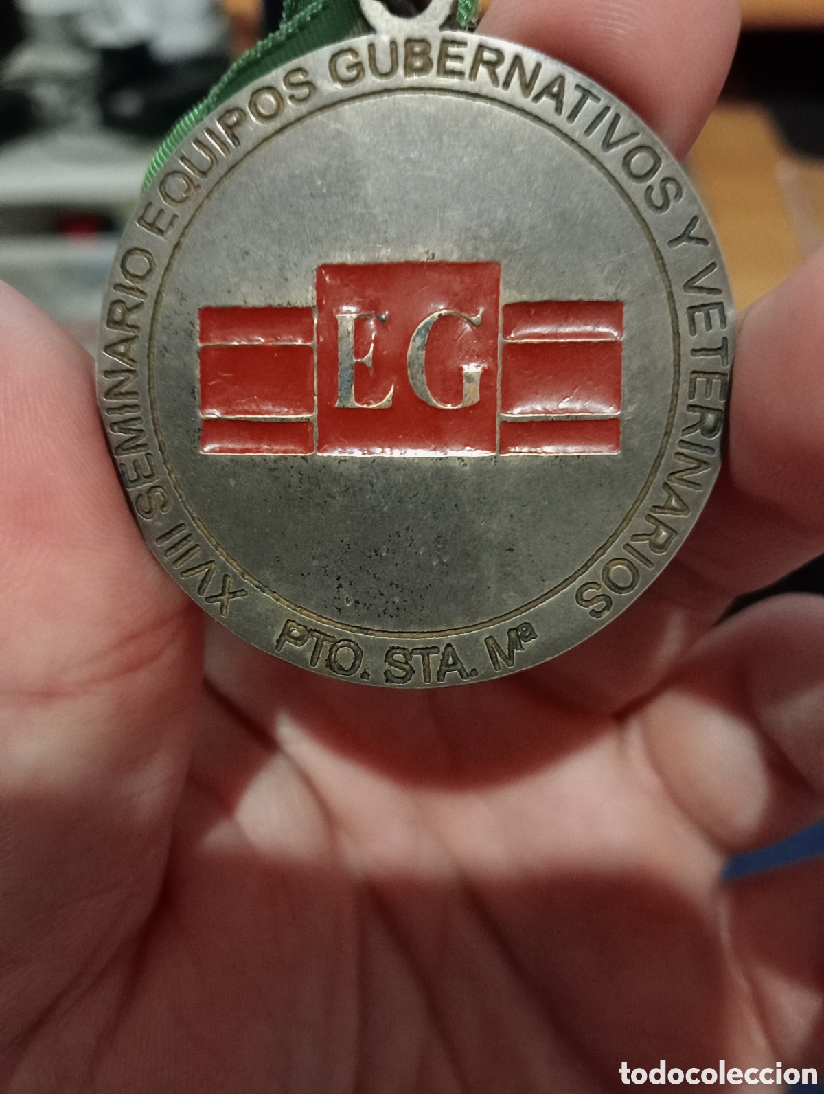 Coleccionismo: Medalla de plata 1 ley - Foto 1
