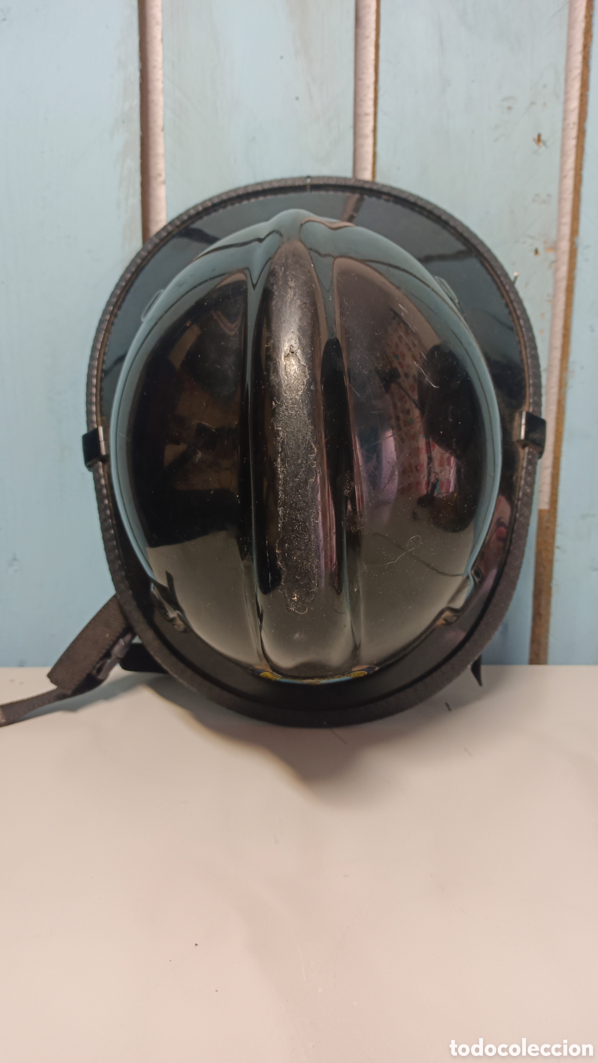 Coleccionismo: Casco bombero Sevilla MSA Fire-Cap - Foto 4