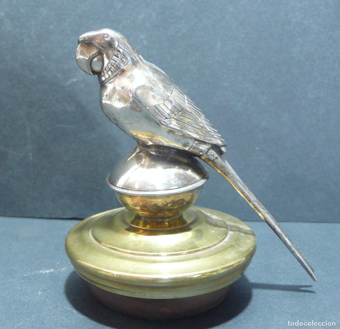 Coleccionismo: PEQUE&Ntilde;O LORO EN METAL - Foto 2