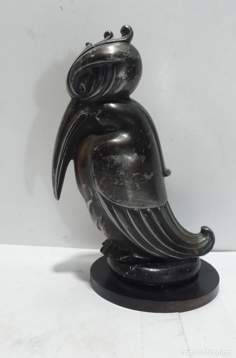 Coleccionismo: peque&ntilde;o pajaro en metal - Foto 1