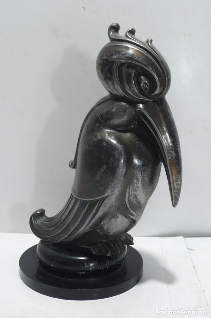 Coleccionismo: peque&ntilde;o pajaro en metal - Foto 2