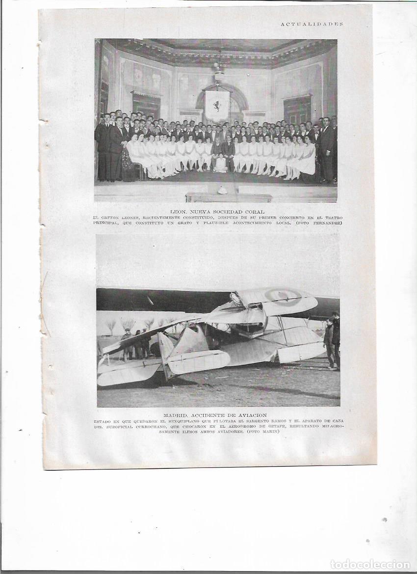 Coleccionismo: A&Ntilde;O 1929 RECORTE PRENSA LEON NUEVA SOCIEDAD CORAL ORFEON LEONES PRIMER CONCIERTO TEATRO PRINCIPAL