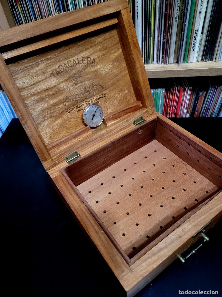 Coleccionismo: HUMIDOR DE PUROS DE MADERA - Foto 1