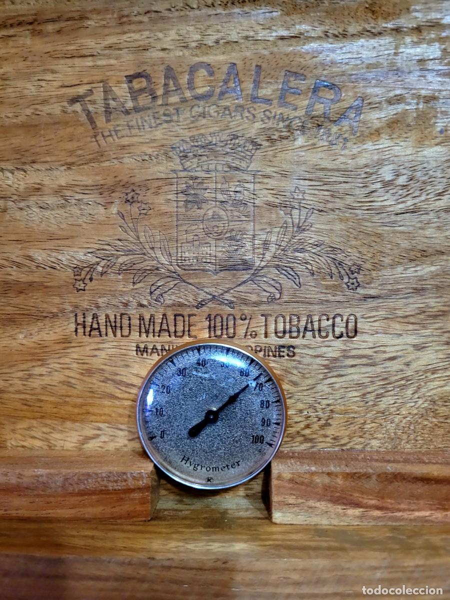 Coleccionismo: HUMIDOR DE PUROS DE MADERA - Foto 3