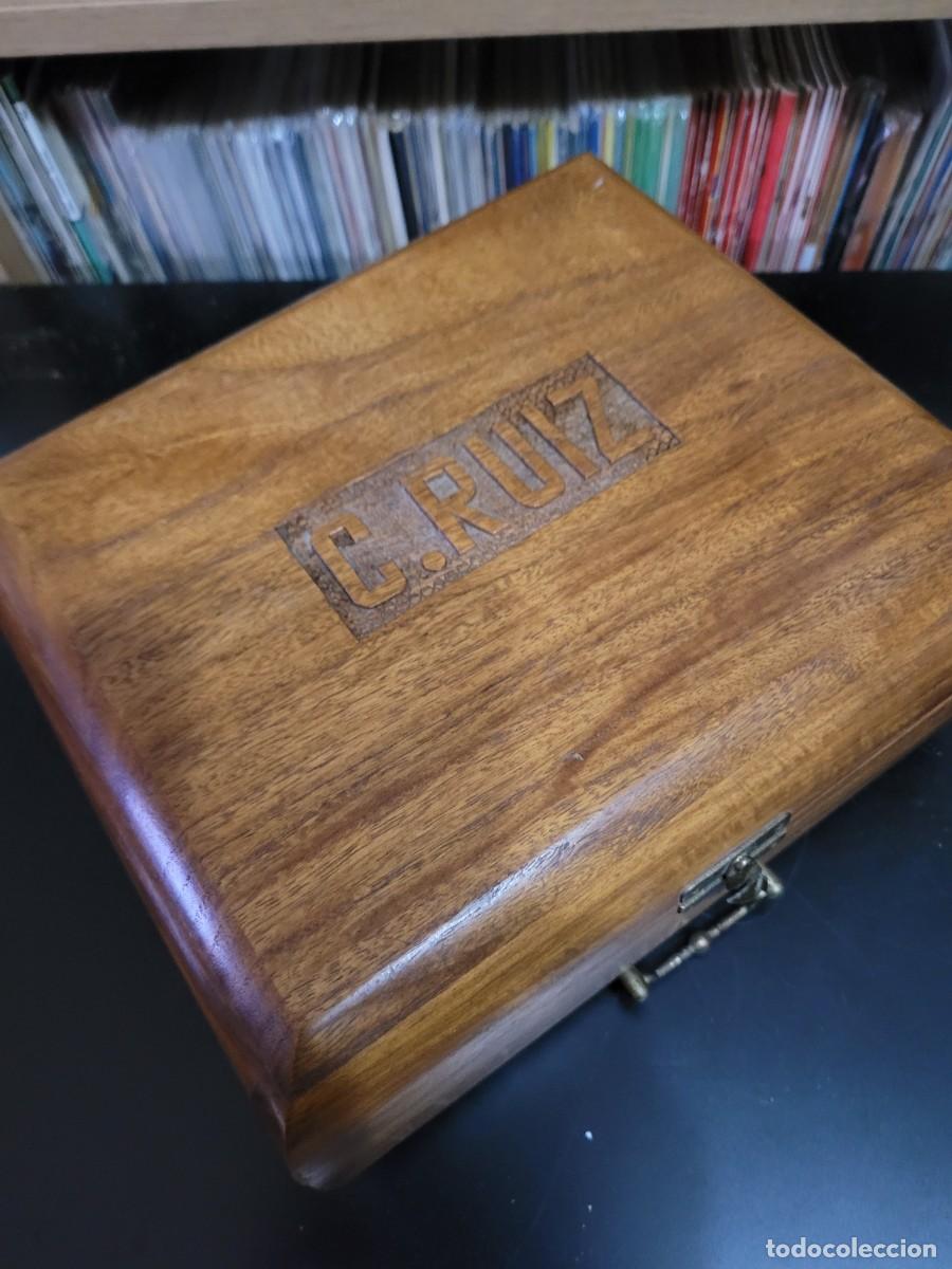 Coleccionismo: HUMIDOR DE PUROS DE MADERA - Foto 4