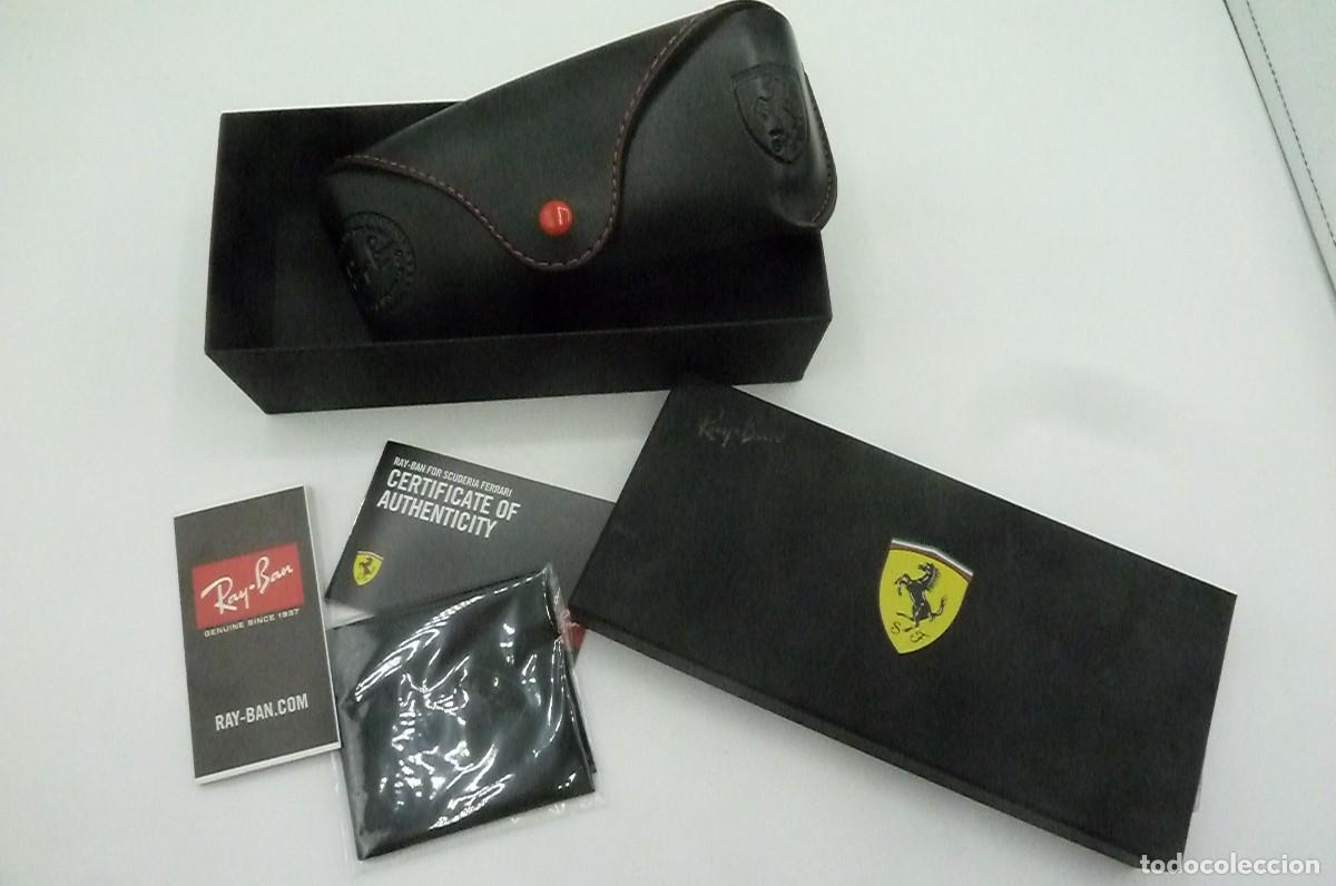 Coleccionismo: Lote funda y complementos. Rayban Ferrari