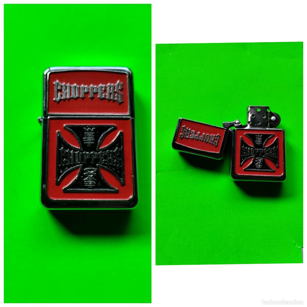 Coleccionismo: MECHERO TIPO ZIPPO - CHOPPERS - Foto 1