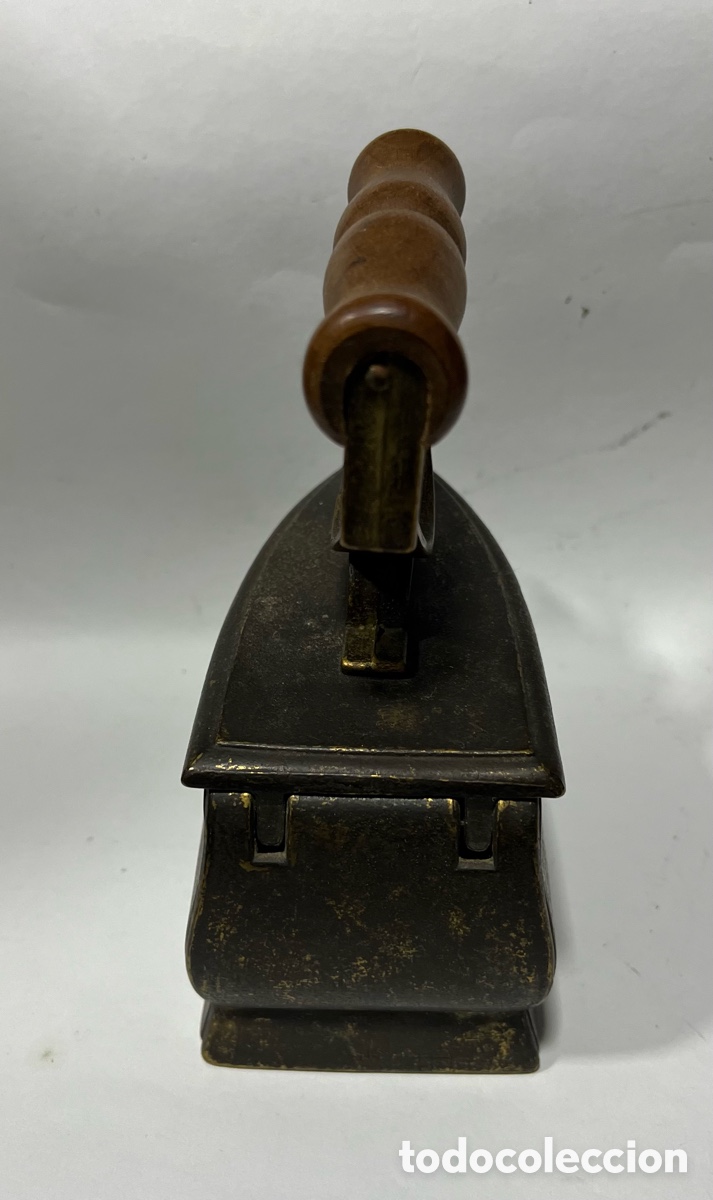 Coleccionismo: Plancha bronce carb&oacute;n Gallo - Foto 2