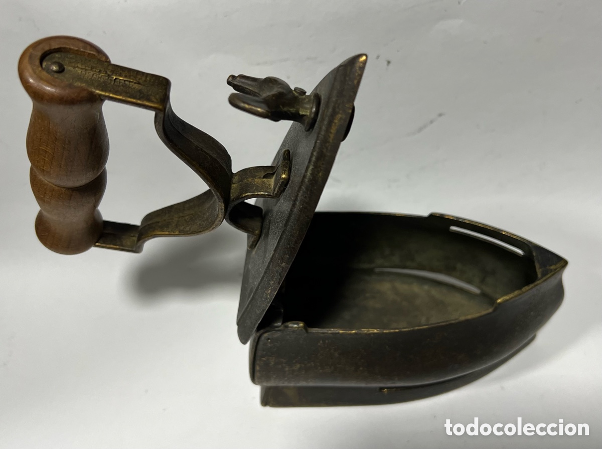 Coleccionismo: Plancha bronce carb&oacute;n Gallo - Foto 4