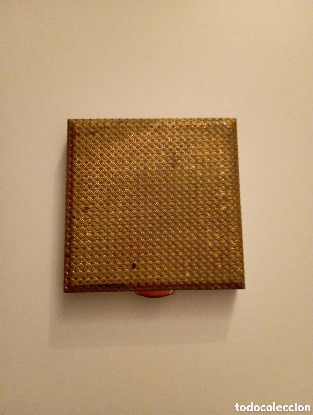Coleccionismo: Caja polvera dorada con espejo - Foto 2