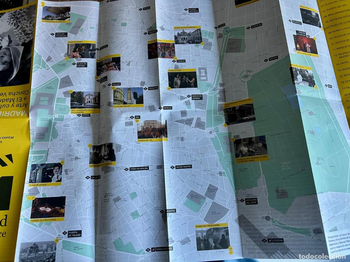 Coleccionismo: MAPA ILUSTRADO - EL MADRID DE CONCHA VELASCO - Foto 3