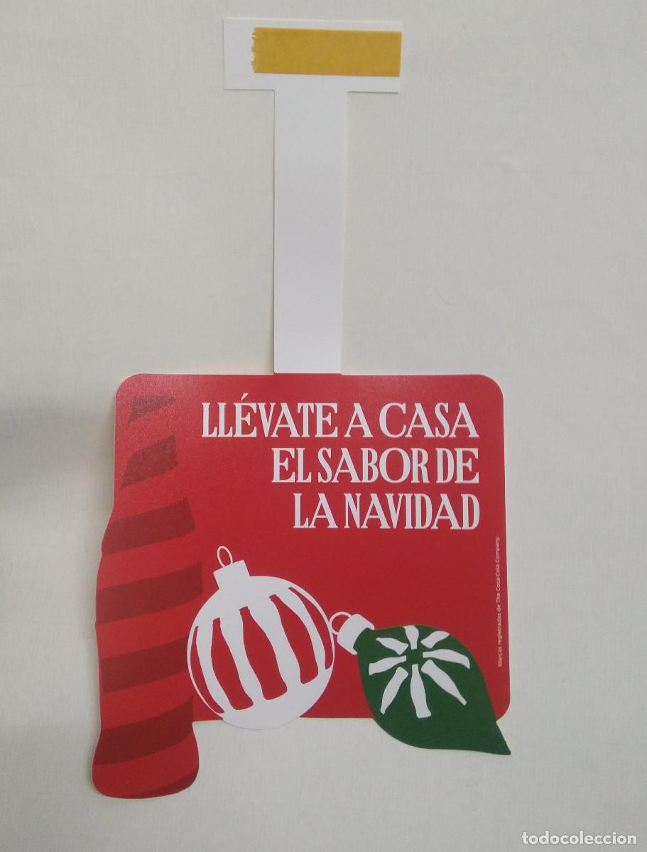 Coleccionismo: tira de promocion cocacola coca cola navidad publicitario christmas