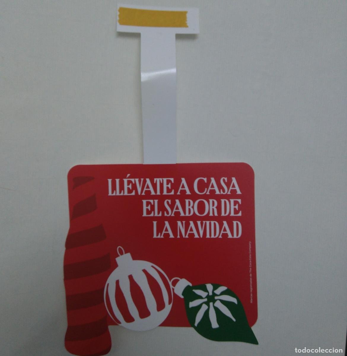 Coleccionismo: tira de promocion cocacola coca cola navidad publicitario christmas