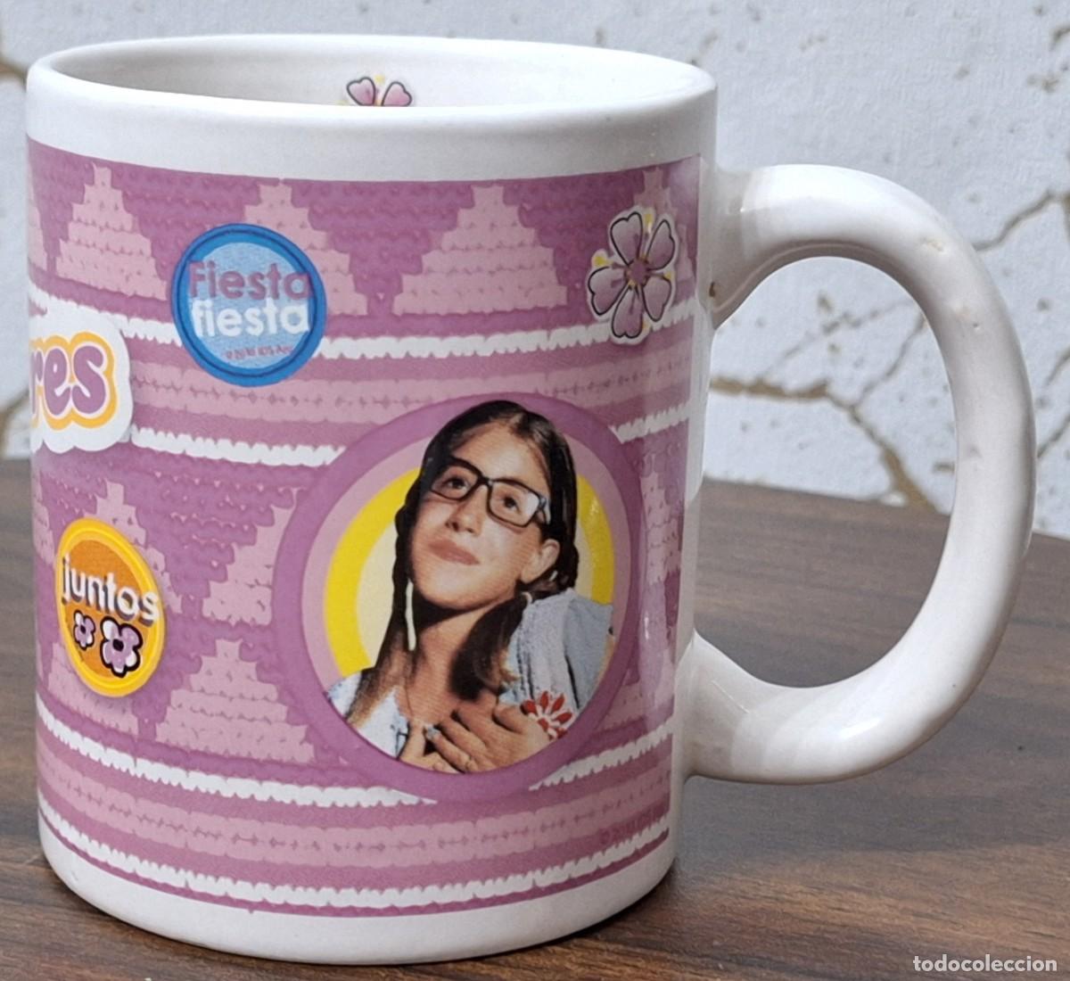 Coleccionismo: TAZA LAS POPULARES DE PATITO FEO &middot; Medidas: 10 cm. de altura x 8 cm. de di&aacute;metro