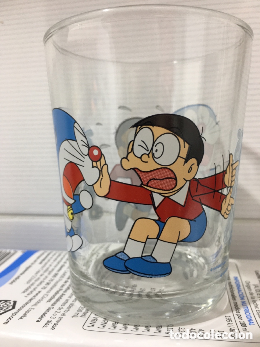 Coleccionismo: Vaso doraemon, de dibujos animados - Foto 1
