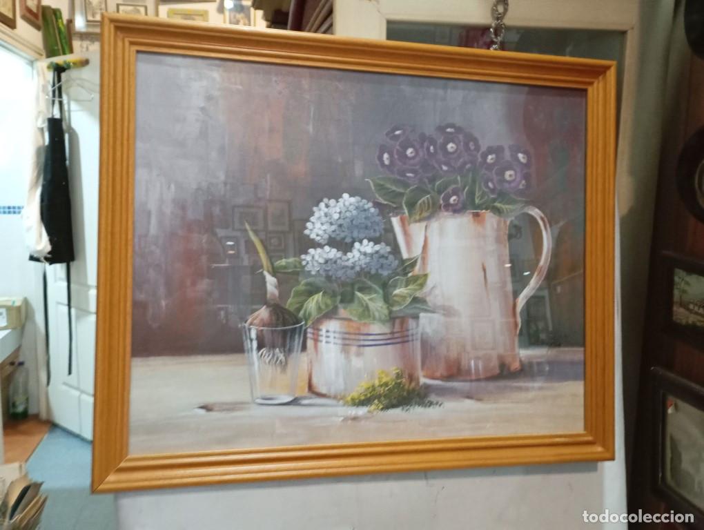 Coleccionismo: cuadro con lamina bodegon - Foto 1