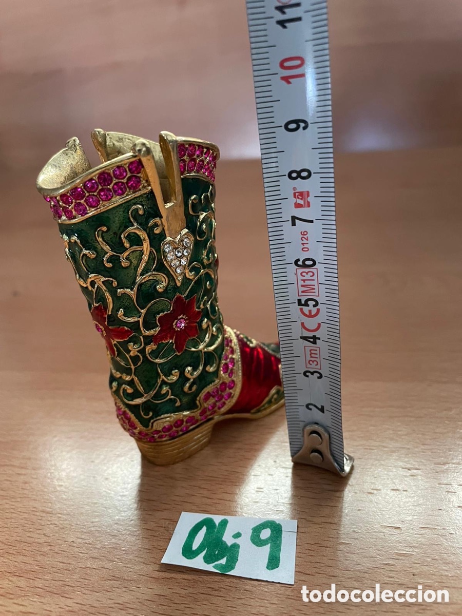 Coleccionismo: MINI ZAPATO CLOISONN&Eacute; - Foto 2