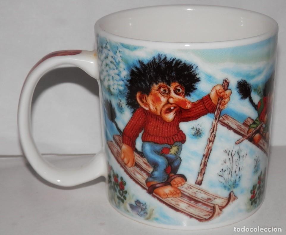 Coleccionismo: TAZA DE LA SERIE TROLL - Foto 1