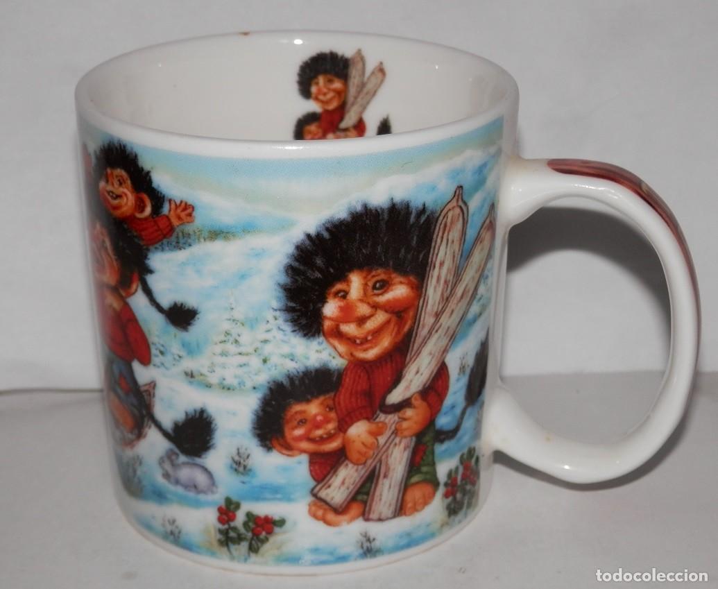 Coleccionismo: TAZA DE LA SERIE TROLL - Foto 3