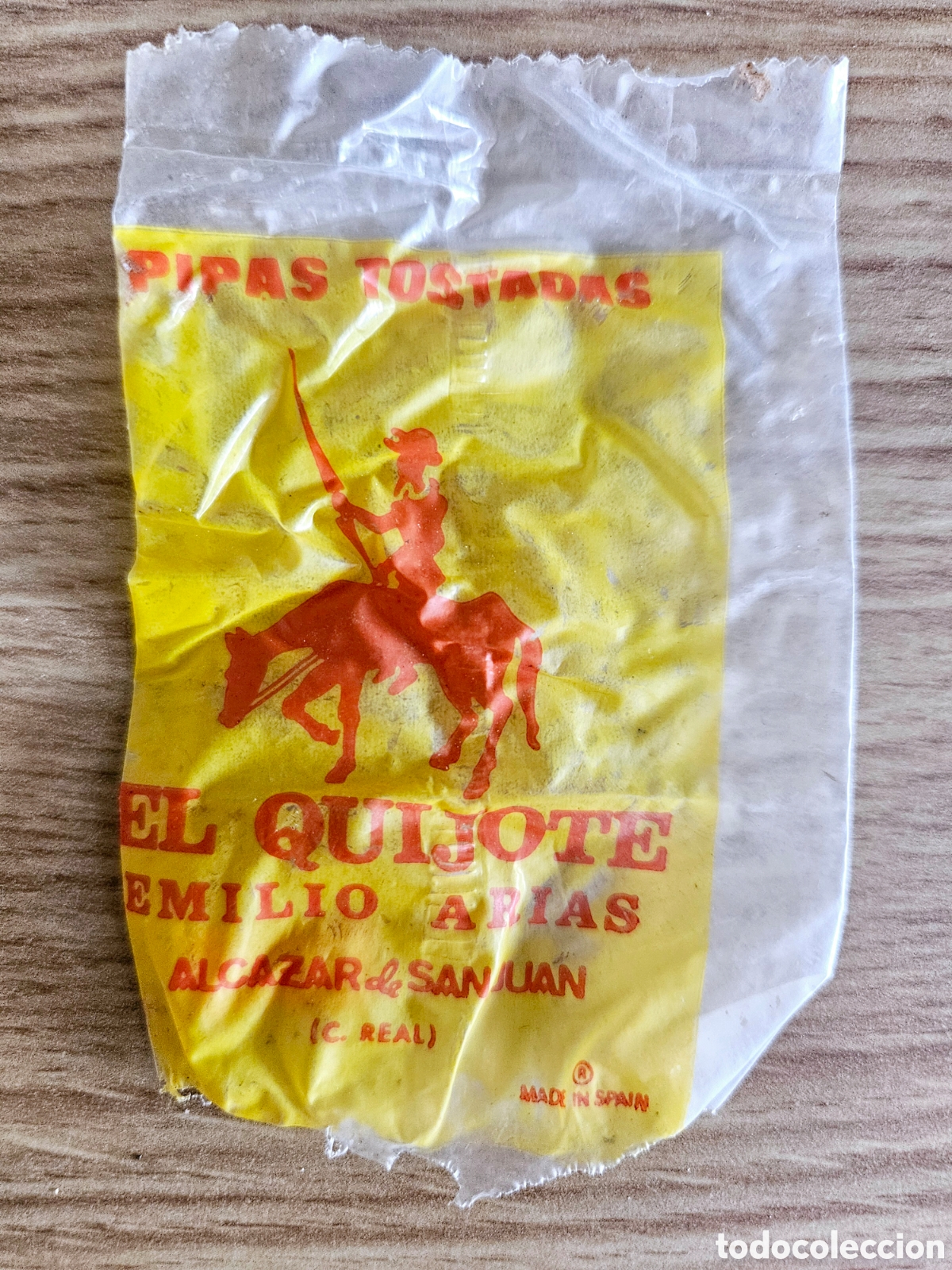 Coleccionismo: Bolsa Envoltorio pipas Don Quijote.