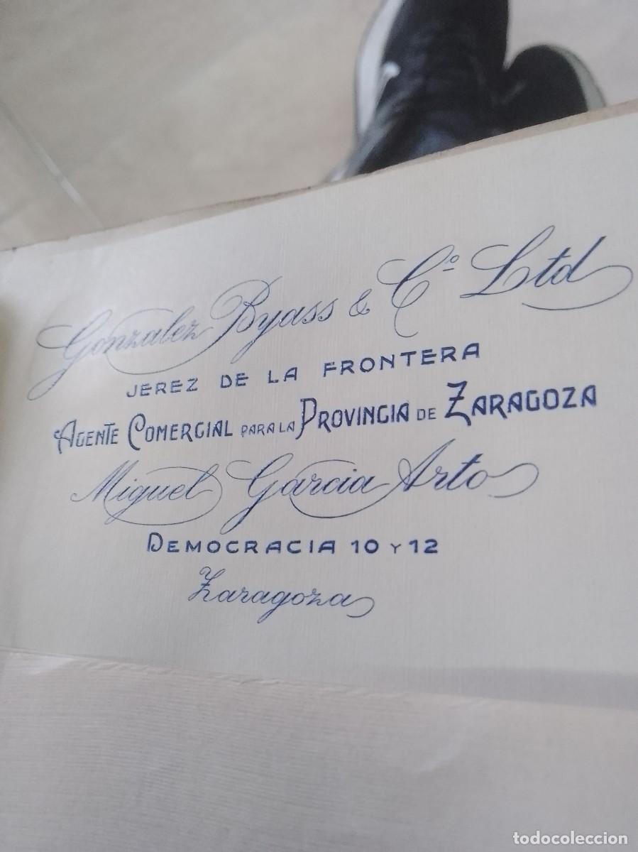 Sammelleidenschaft Papier: Gonz&aacute;lez byass ltd jerez de la frontera Miguel Garc&iacute;a, Zaragoza