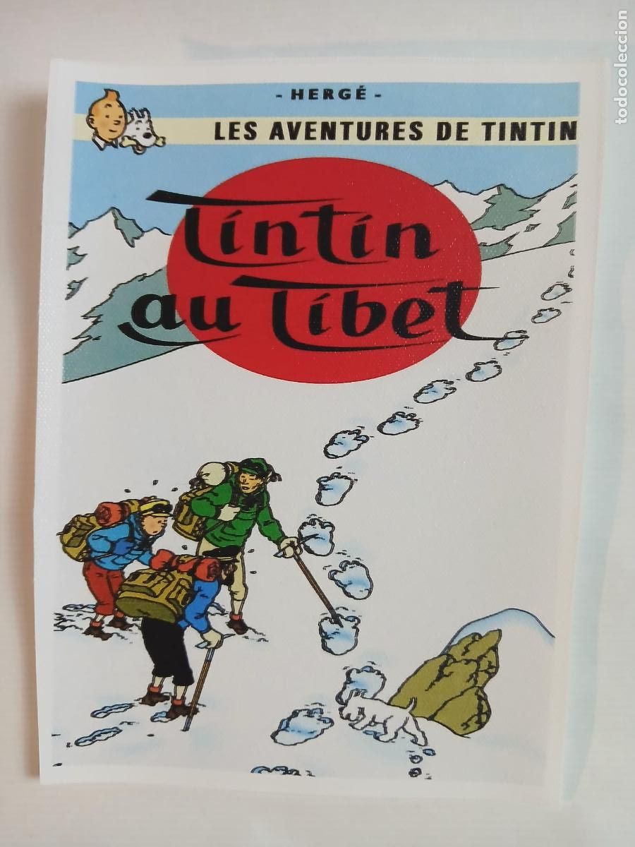 Coleccionismo: LES AVENTURES DE TINT&Iacute;N - TINTIN AU TIBET - 14,5 cm. X 19,5 cm. (aprox.)
