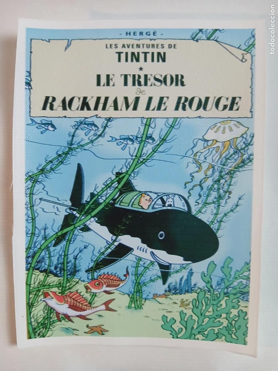 Coleccionismo: LES AVENTURES DE TINT&Iacute;N - LE TR&Eacute;SOR DE RACKHAM LE ROUGE - 14,5 cm. X 19,5 cm. (aprox.)
