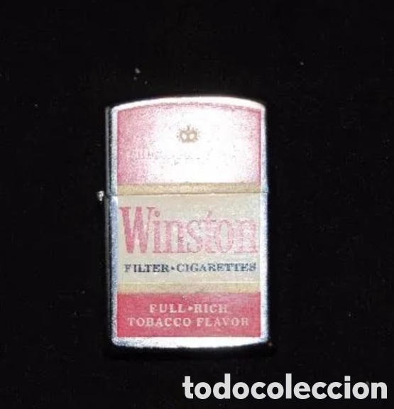 Coleccionismo: Mechero del tipo zippo de la marca Winston - Foto 1
