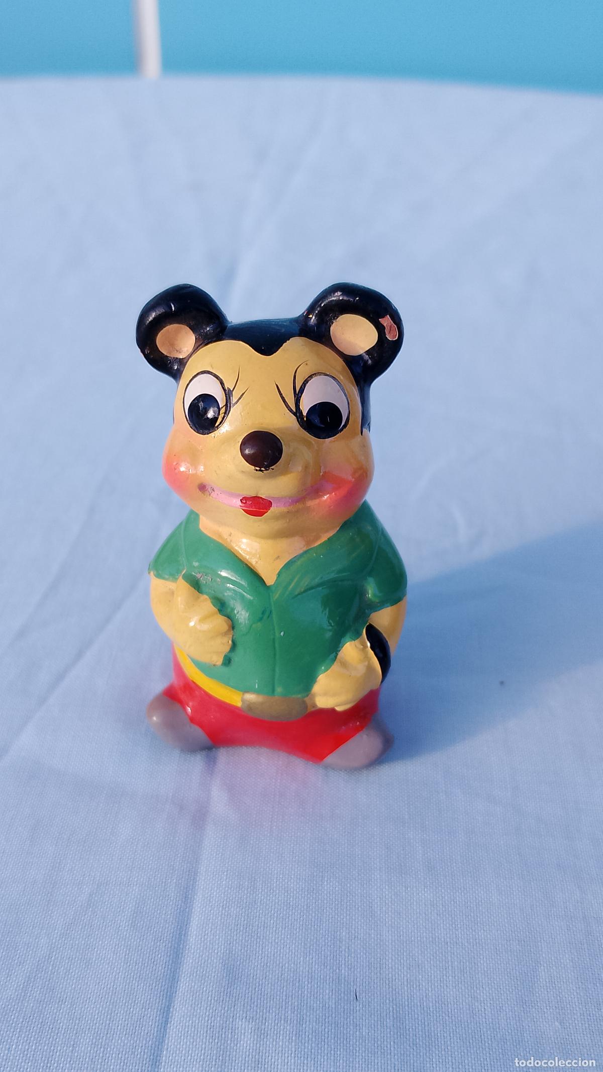 Coleccionismo: Antiguo sacapuntas de cer&aacute;mica Rat&oacute;n Mickey