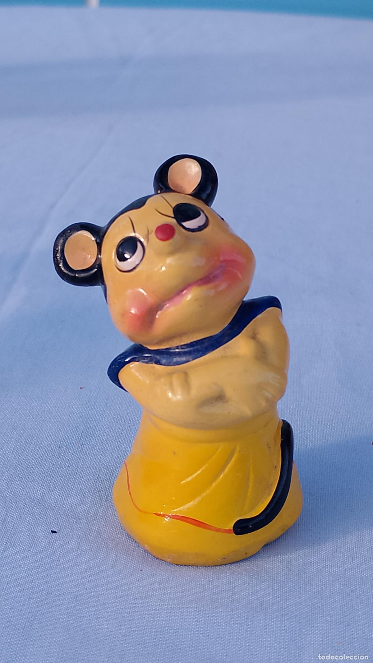 Coleccionismo: Antiguo sacapuntas de cer&aacute;mica Ratona Minnie