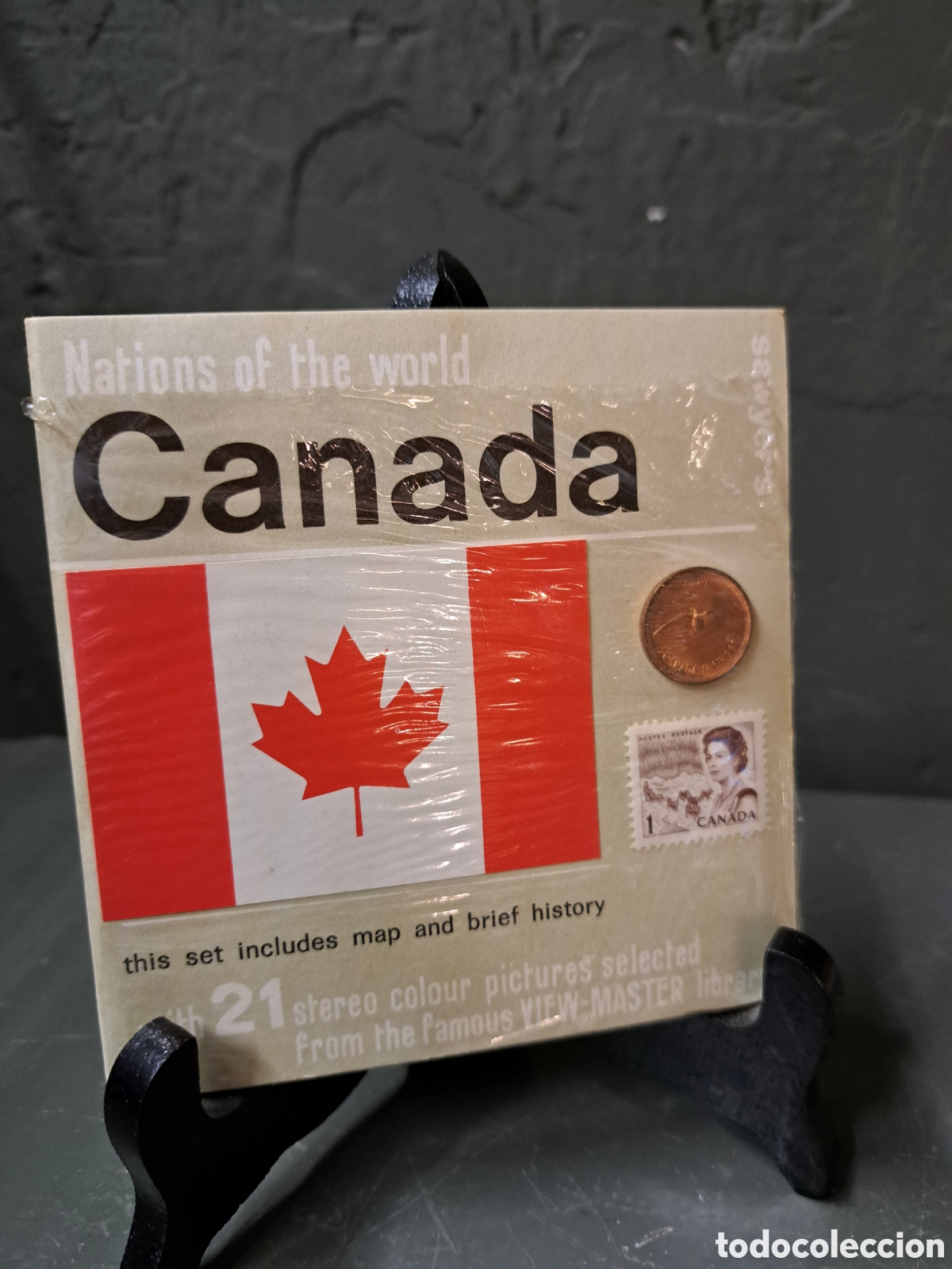 Coleccionismo: View Master Canad&aacute; + sello y moneda - Foto 1
