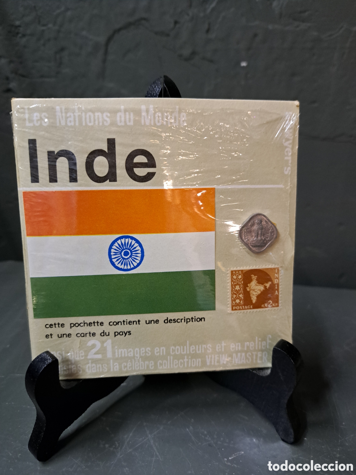 Coleccionismo: View Master India + sello y moneda - Foto 1