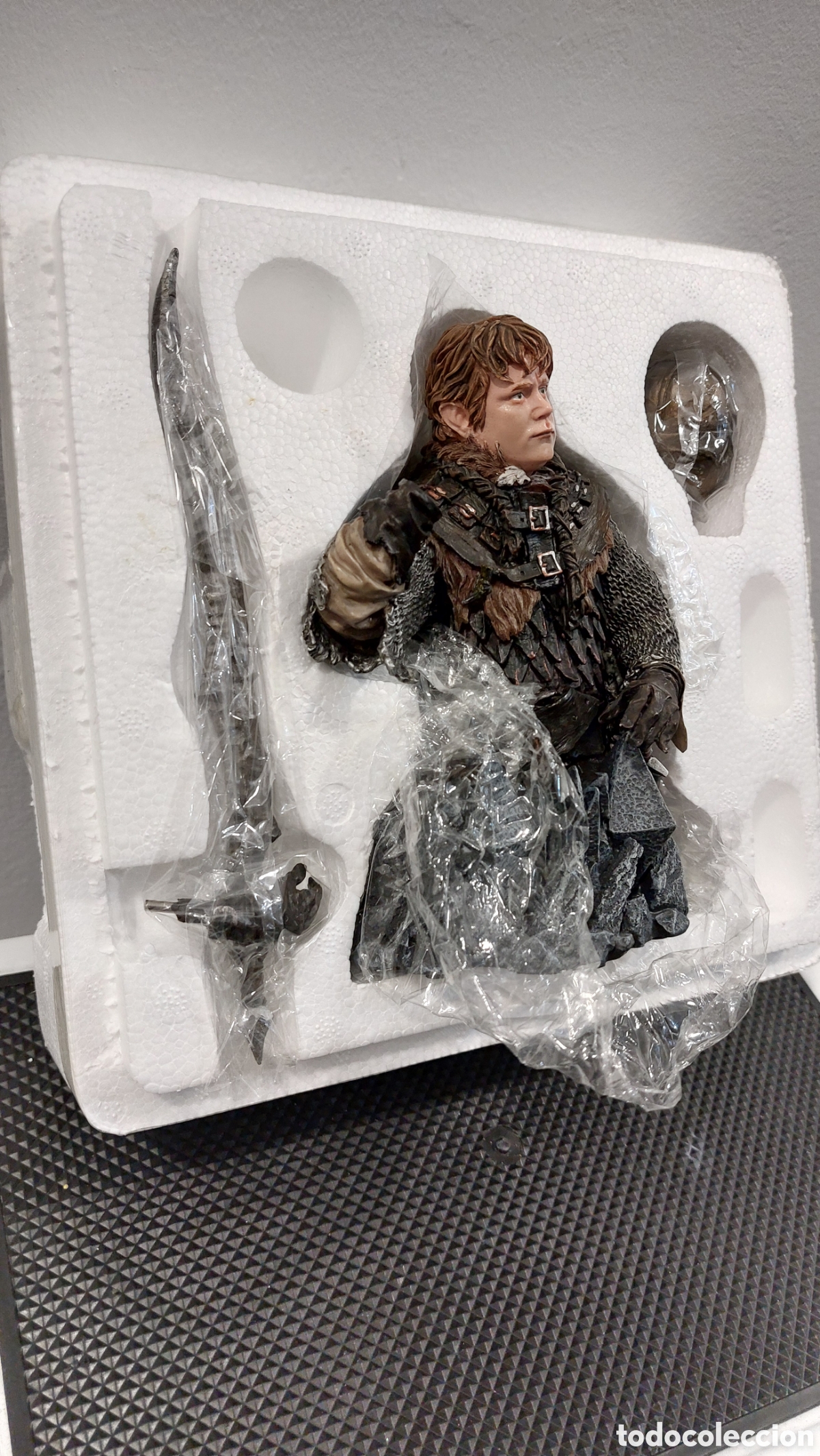 Coleccionismo: Figura Busto Sam (El Se&ntilde;or de los Anillos) - Foto 7