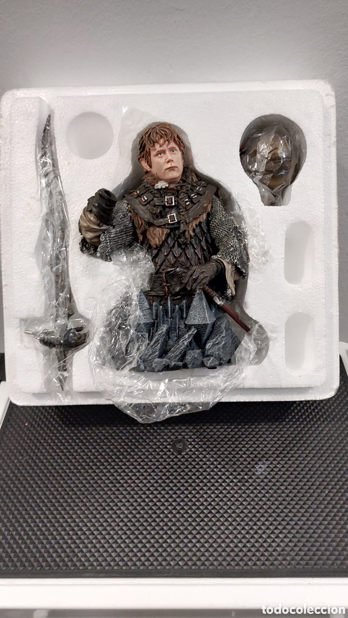 Coleccionismo: Figura Busto Sam (El Se&ntilde;or de los Anillos) - Foto 8