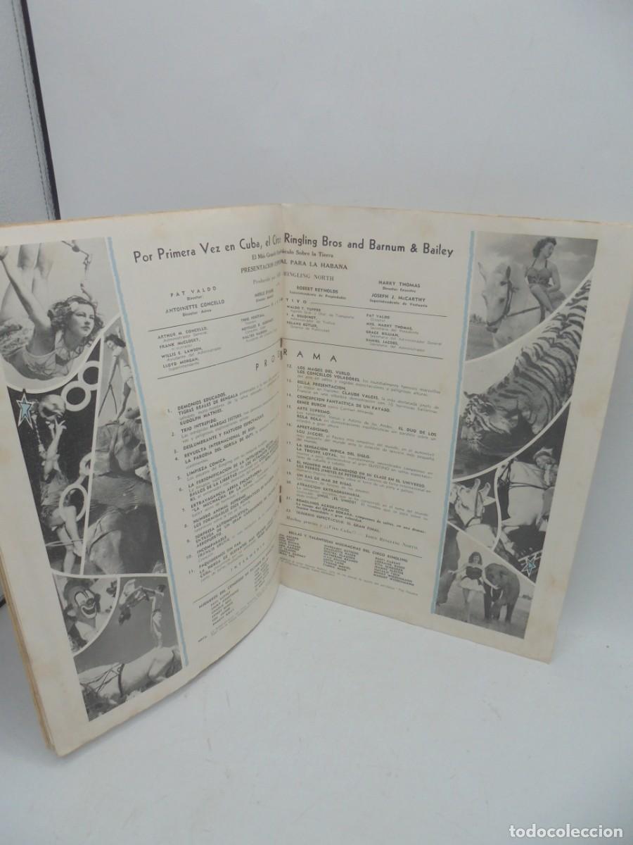 Coleccionismo: CUBA. GRAN CIRCO RINGLING BROS AND BARNUM & BAILEY. PROGRAMA SOUVENIR. - Foto 6