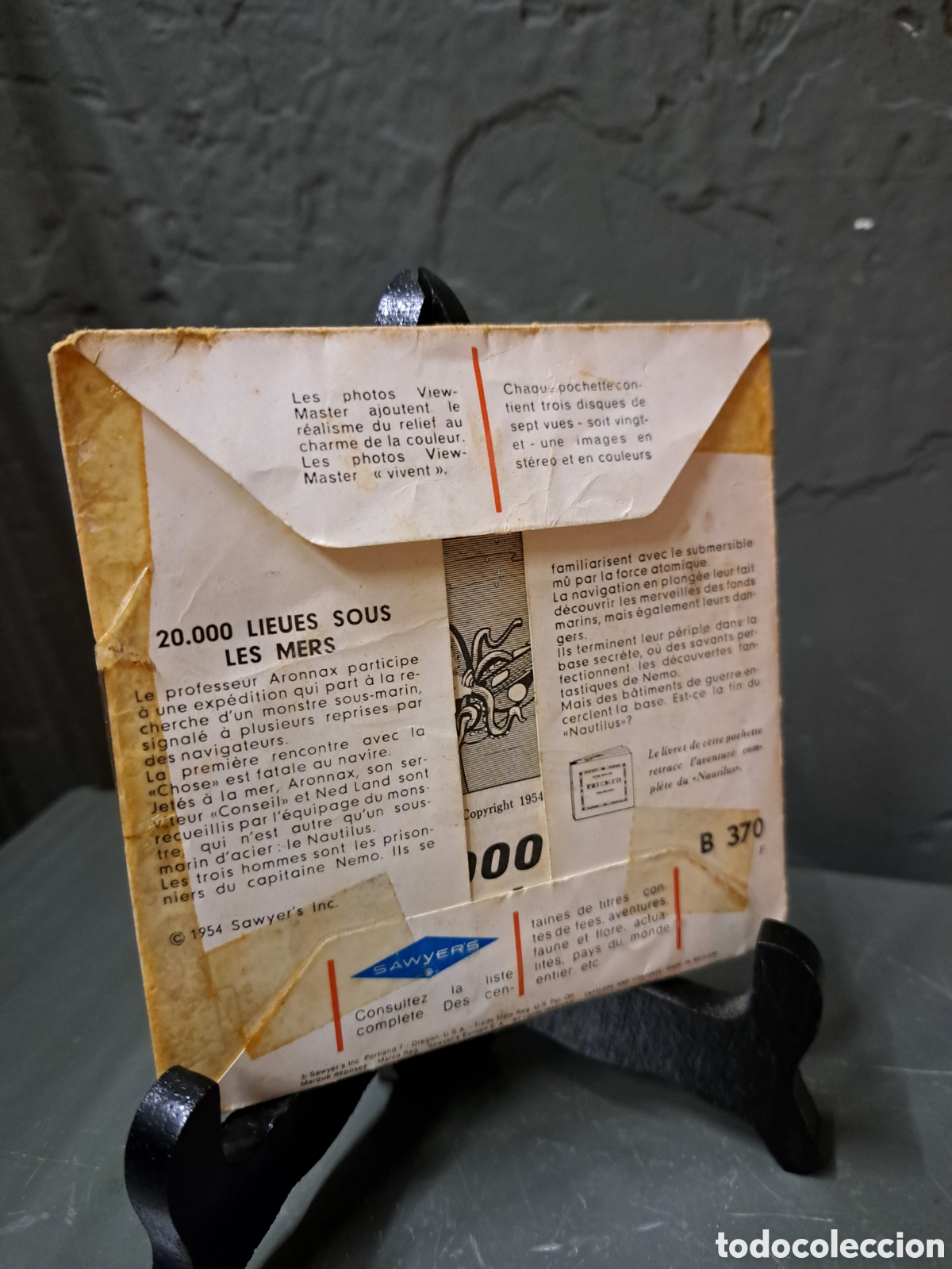 Coleccionismo: View Master 20.000 leguas 1954 - Foto 2