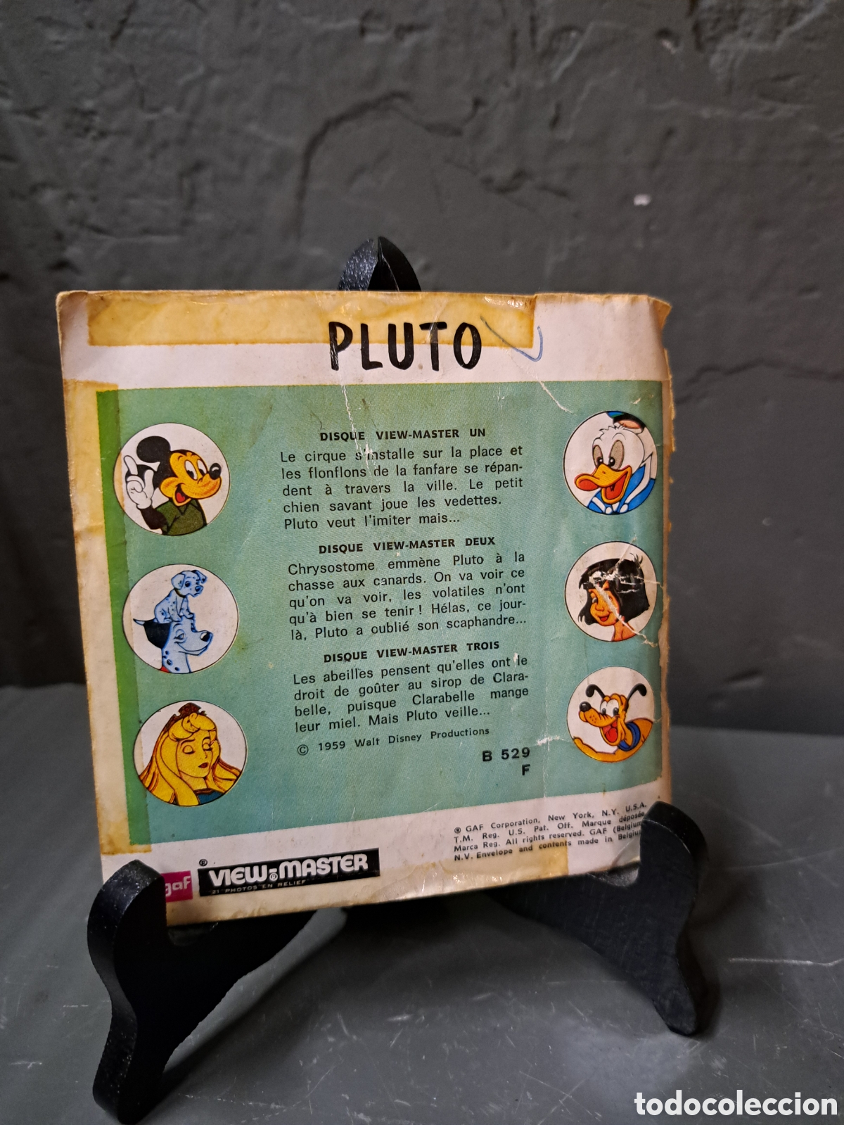 Coleccionismo: View Master Pluto 1959 - Foto 1