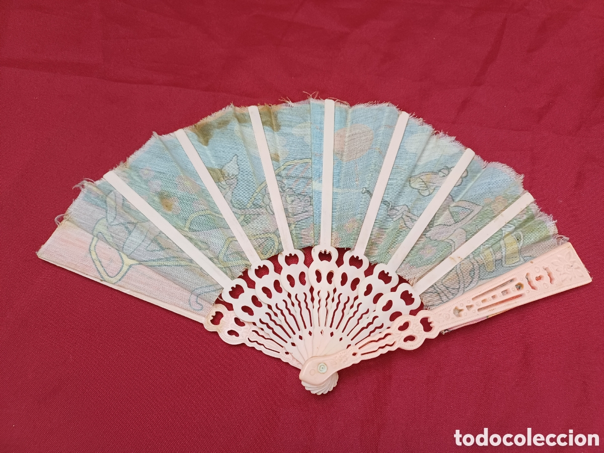 Coleccionismo: ANTIGUO ABANICO PANTERA ROSA - Foto 2