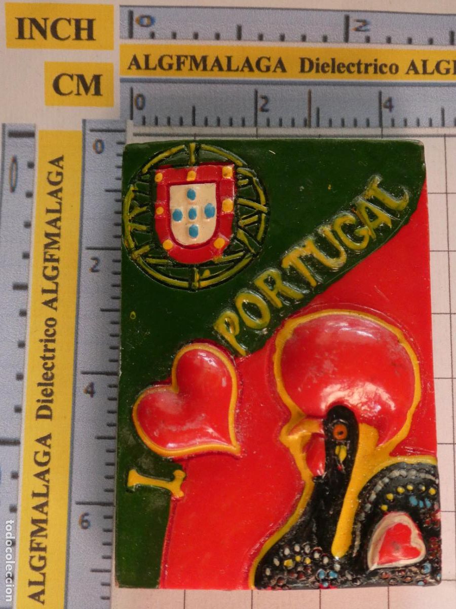 Sammeln: IM&Aacute;N DE NEVERA. SOUVENIR RECUERDO TURISMO. PORTUGAL BANDERA GALLO
