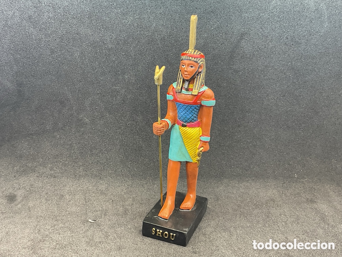 Coleccionismo: FIGURA DE SHOU . COLECCION LOS MISTERIOS DE LOS DIOSES EGIPCIOS
